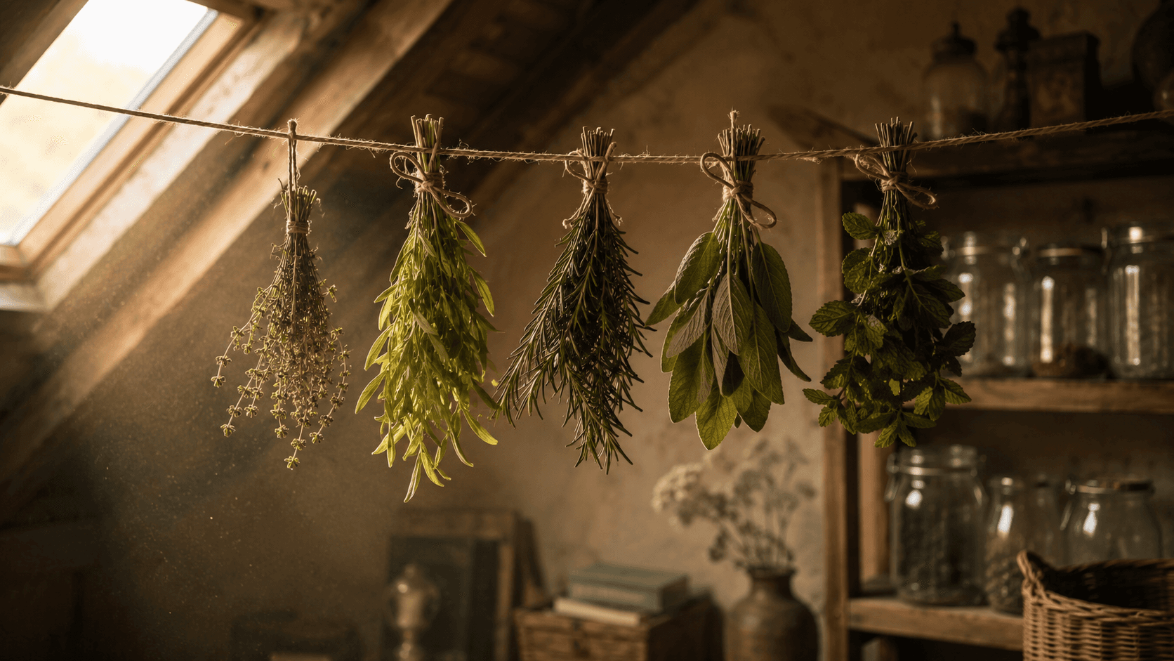 Faire sécher tes herbes en juillet : mes astuces pour l'hiver